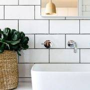 subway tiles dark grout subway tiles dark grout