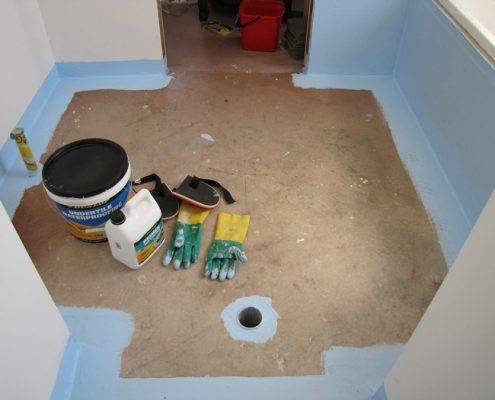 tiling wet areas waterproofing