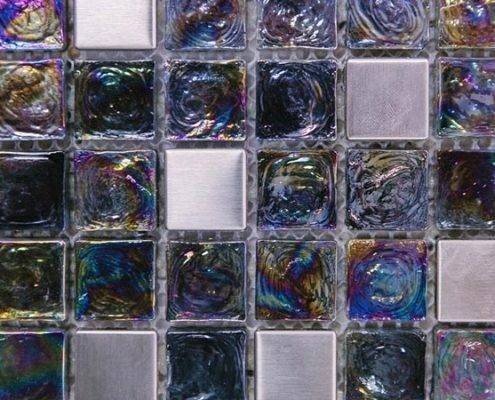 iridescent tiles