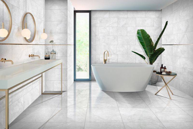 cavator bianco tiles