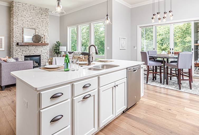 Maximising A Narrow House Design Open Plan Living